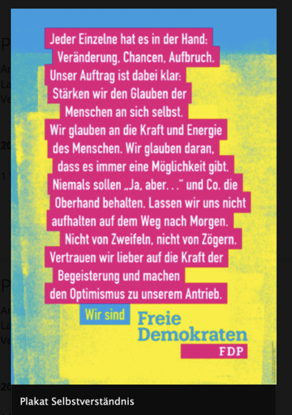 Plakat Selbstverständnis (25 Stk.)